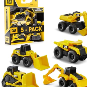 CatToysOfficial Little Machines™ - 5 Jouets de Construction CAT - Véhicules de Construction